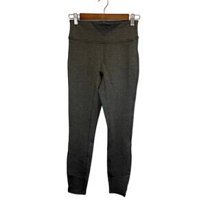 Spanx Ponte Legging Pant Ankle Length Gray Tummy Control Stretch Size XS